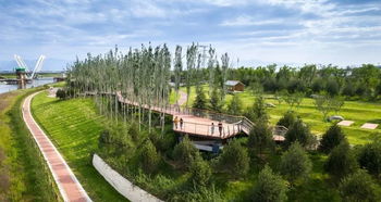 河湖景觀 將市政項目當成旅游景點來開發(fā)的西安灃河濕地生態(tài)景觀設計